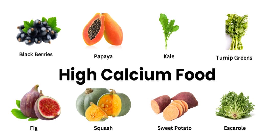 High Calcium Containing Food